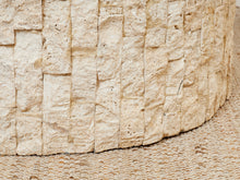Load image into Gallery viewer, Half Moon Entry Table Tessellated Marble Entry