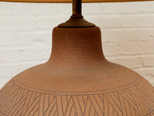 Load image into Gallery viewer, Terry Brown Studio Pottery Lamp
