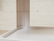Load image into Gallery viewer, Three Tier White Plastic Side Table