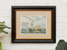 Load image into Gallery viewer, Waves Crashing Nautical, Vintage Framed Art