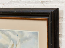 Load image into Gallery viewer, Waves Crashing Nautical, Vintage Framed Art