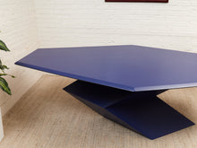 Load image into Gallery viewer, Rare 1970’s Origami Dining Table by Don S. Shoemaker in Blue