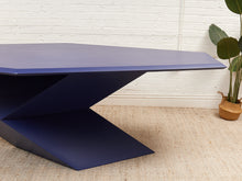 Load image into Gallery viewer, Rare 1970’s Origami Dining Table by Don S. Shoemaker in Blue