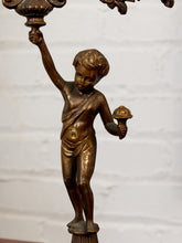Load image into Gallery viewer, Pair of Italian Cherub Candelabras