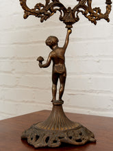 Load image into Gallery viewer, Pair of Italian Cherub Candelabras