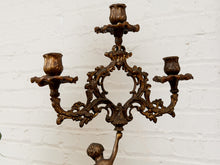 Load image into Gallery viewer, Pair of Italian Cherub Candelabras