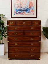 Load image into Gallery viewer, Campaign Thomasville Highboy Gentlemen’s Chest