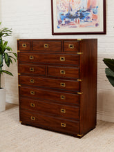 Load image into Gallery viewer, Campaign Thomasville Highboy Gentlemen’s Chest