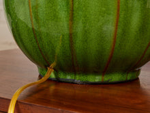 Load image into Gallery viewer, Green Glazed Lamp