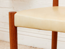 Load image into Gallery viewer, Danish modern Teak Chairs with Seat
