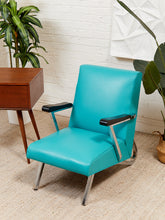 Load image into Gallery viewer, 1960’s Turquoise Lounge Chair