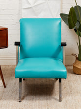 Load image into Gallery viewer, 1960’s Turquoise Lounge Chair