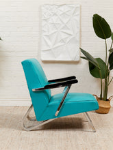 Load image into Gallery viewer, 1960’s Turquoise Lounge Chair
