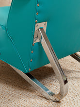 Load image into Gallery viewer, 1960’s Turquoise Lounge Chair