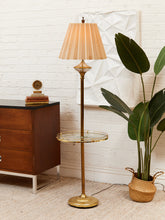 Load image into Gallery viewer, Brass Table Floor Lamp