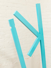 Load image into Gallery viewer, Tiki Sculpture in Aqua Handmade on of a kind