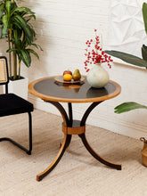 Load image into Gallery viewer, Antique 1940s Exotic Wood and Maple Occasional Table