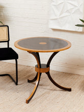 Load image into Gallery viewer, Antique 1940s Exotic Wood and Maple Occasional Table