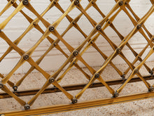 Load image into Gallery viewer, Restoration Hardware Brass and Marble Wine Stand