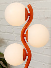 Load image into Gallery viewer, Orange Multi Globe Floor Lamp