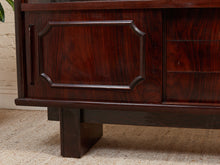Load image into Gallery viewer, Vintage Rosewood Display Cabinet