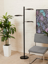 Load image into Gallery viewer, Vintage Three Headed Floor Lamp