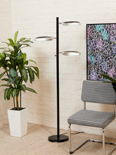 Load image into Gallery viewer, Vintage Three Headed Floor Lamp