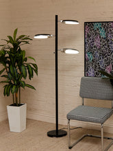 Load image into Gallery viewer, Vintage Three Headed Floor Lamp