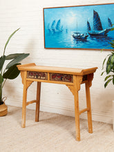 Load image into Gallery viewer, Vintage Chinese Desk Entry Table