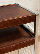 Load image into Gallery viewer, 1970s Chrome Moroccan Style Bar Cart
