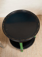 Load image into Gallery viewer, Vintage Green Spindle Side Table