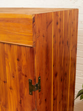 Load image into Gallery viewer, Pine Rustic, Mid-Century Vintage Armoire