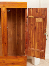 Load image into Gallery viewer, Pine Rustic, Mid-Century Vintage Armoire