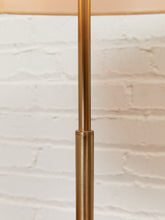 Load image into Gallery viewer, Gold Drum Shade Lamp
