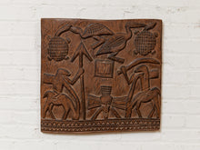 Load image into Gallery viewer, Tribal African Hand Carved Panel Animals