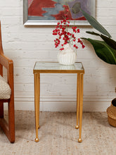 Load image into Gallery viewer, Gold Mirrored Side Table