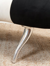 Load image into Gallery viewer, Black and White Centipede Post Modern Bench