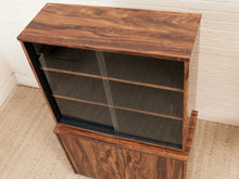 Load image into Gallery viewer, Faux Rosewood 1970’s Hutch