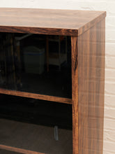 Load image into Gallery viewer, Faux Rosewood 1970’s Hutch