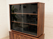 Load image into Gallery viewer, Faux Rosewood 1970’s Hutch