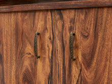 Load image into Gallery viewer, Faux Rosewood 1970’s Hutch