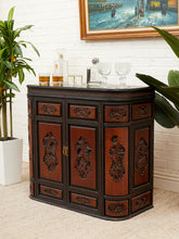 Load image into Gallery viewer, Camphor Wood Dry Bar Cabinet Mid Century Asian Chinoiserie