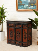 Load image into Gallery viewer, Camphor Wood Dry Bar Cabinet Mid Century Asian Chinoiserie