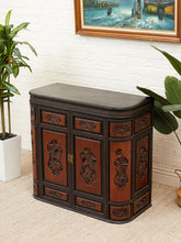 Load image into Gallery viewer, Camphor Wood Dry Bar Cabinet Mid Century Asian Chinoiserie