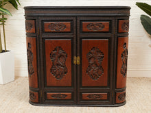 Load image into Gallery viewer, Camphor Wood Dry Bar Cabinet Mid Century Asian Chinoiserie