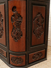 Load image into Gallery viewer, Camphor Wood Dry Bar Cabinet Mid Century Asian Chinoiserie