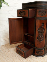 Load image into Gallery viewer, Camphor Wood Dry Bar Cabinet Mid Century Asian Chinoiserie