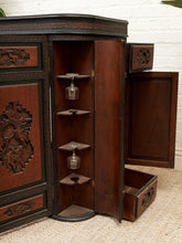 Load image into Gallery viewer, Camphor Wood Dry Bar Cabinet Mid Century Asian Chinoiserie