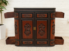 Load image into Gallery viewer, Camphor Wood Dry Bar Cabinet Mid Century Asian Chinoiserie