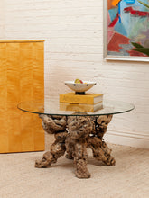 Load image into Gallery viewer, Burlwood Round Coffee Table